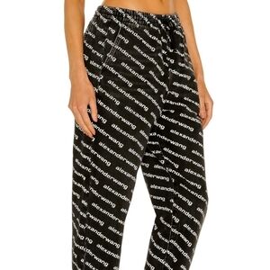 Alexander Wang | Black Logo Joggers